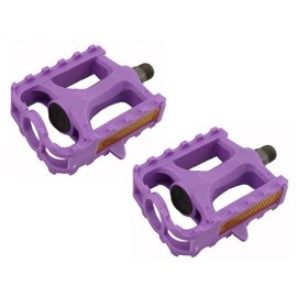M.T.B Pedals 861 9/16" Purple. Bike Pedals, Bicycle Pedal, Mostly for Bikes with Three Piece Crank, Track, Fixie,