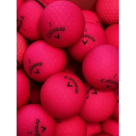 Golf Ball House… 12 Supersoft Golf Balls for Callaway/Pink/Near Mint (AAAA) / Used-Recycled w/Mesh Bag