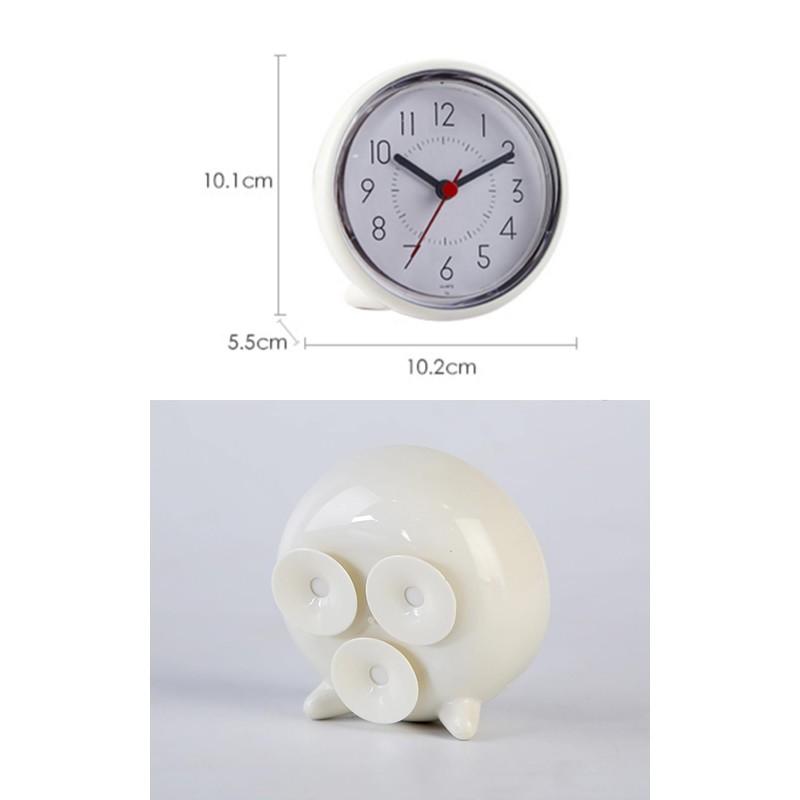 Urwise Shower Clock, Shower Clock Waterproof, Clocks for Bathroom, Silent