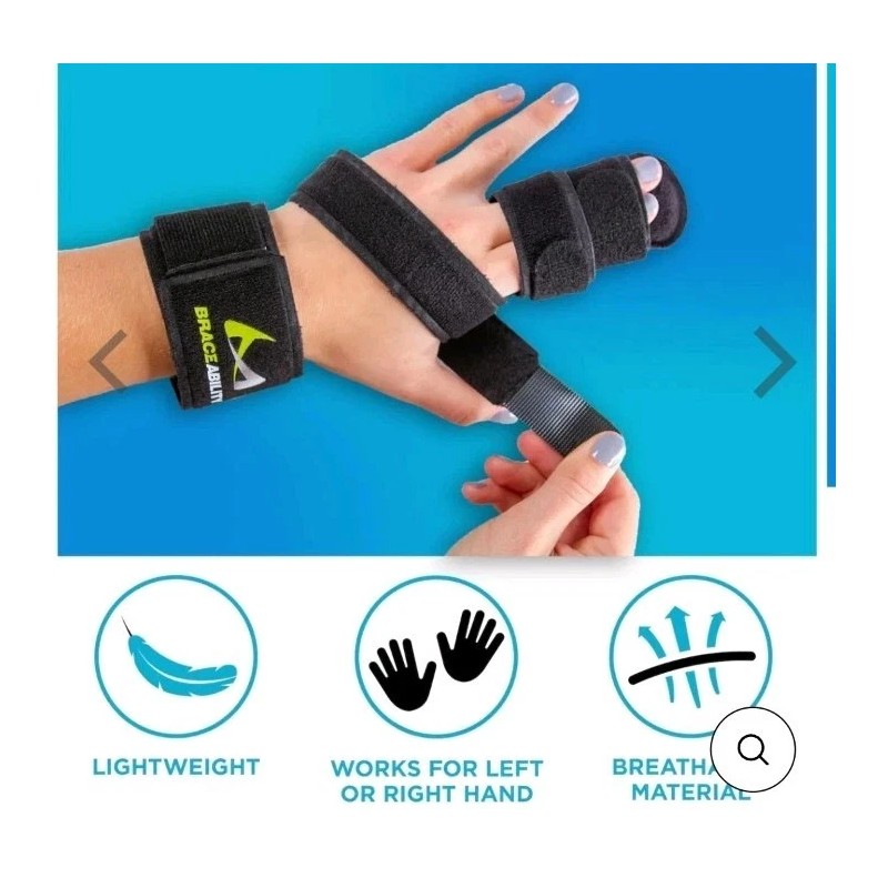 Braceability Finger Immobilizer Splint for Index, Middle, Ring or Pinky