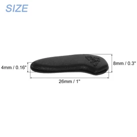 uxcell 100Pcs Blade Knife Tip Protector Cover Plastic Knife Guard Sleeves Knife Blade Tip Sleeves Cover for Kitchen, Black