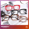 FEISEDY Blue Light Filter Glasses Men Women Rectangular Blue Light