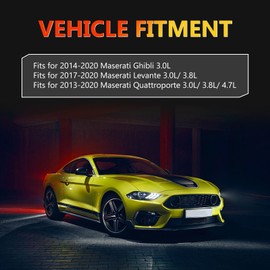 INGKAN 670009076 670009075 Up Downstream O2 Oxygen Sensor 4Pcs Fits for Maserati Ghibli 14-20/ Levante 17-20/ Quattroporte 13-20 3.0L 3.8L 4.7L OE 670002199 670004022