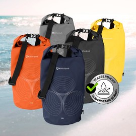 #DoYourOutdoor Where Tomorrow Dry Bag 2L Grey - Waterproof Backpack - Waterproof Bag & Pack Sack - Dry Bag Ideal for Boat, Kayak, Fishing and Camping, darkblue, sonar