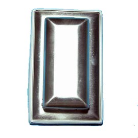 Marinco 7879CR Marine Stainless Steel Waterproof Electrical Cover with Lift Lid (Fits 54700CR, 5262CRR, and 5739CR Duplex Receptacles)