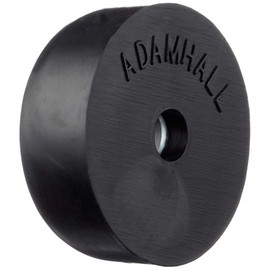 Adam Hall Hardware 4900 M8 AH, Set of 8 Rubber Feet in a Bag, 25 x 11 mm, Black
