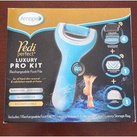 Amope New Factory Sealed Amope Pedi Perfect Luxury Pro Kit Rechargeable Foot File