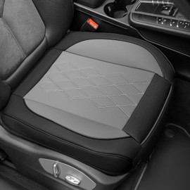 JOJOBAY - Funda de piel para asiento de coche, fundas de asiento inferior para coches, protector de asiento delantero, apto para 95 de vehículos,