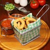 (Small 10cm ) - Stainless Steel Mini Square Fry Basket