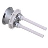 Dual Flush Toilet Kit Plastic Adjustable Top Push Button Toilet