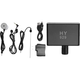 CYTGOUPER Underground Water Leak Detector Tool,Water Leak Detector with Dual Probes Earphone,20000X Amplifier,-70D db Sensitivity,Water Leak Detection for Construction Pipe(US)
