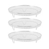3Pcs Air Fryer Dehydrator Racks Stackable Food Grade Stainless Steel