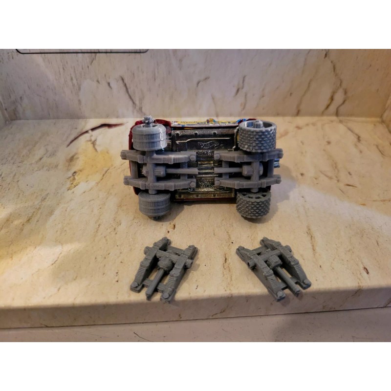 Hot Wheels Silver lift kits For 1/64 scale cars.