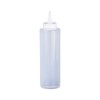HIC Kitchen Refillable Squeeze Bottle with Precision Nozzle, Clear, BPA