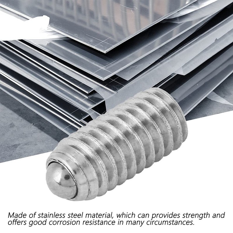 Professional Tools Screws, Spring Ball Plunger Screw, 20pcs M4 x