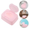 KONTONTY Wet Wipes Box Pull-Out Feature Cotton Wipes Holder Dustproof