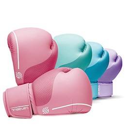 Sanabul Women's Easter Egg Boxing Gloves (Coral, 8 oz)