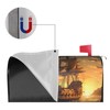 Magnetic Mailbox Cover Fantasy Pirate Ship Post Letter Box Cover