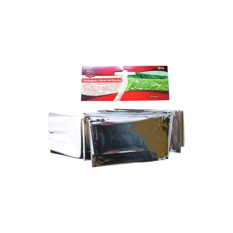Emergency Silver Foil / Survival Blanket. Ideal For Cars, Caravans