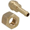 Welding Gas Hose Connector 1/4 Hose Tail with 3/8 BSP