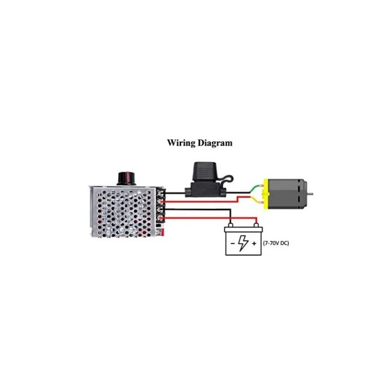min715786 7-70V 30A PWM DC Motor Speed Controller Switch Control