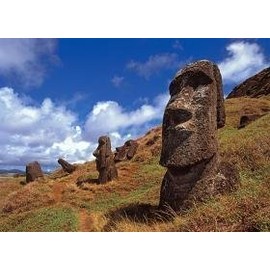 Chile Anakena Moai - Puzzle (500 piezas), diseño de Anakena Moai
