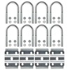 Heavy Duty Trailer U Bolt Kit - Fits 2-3/8" Round