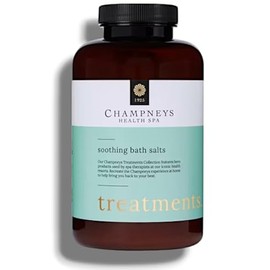 Champney Health Spa | Soothing Bath Salts - Treatments Collection | Enriched With Minerals, Leave Skin Feeling Softer, Smoother & More Supple,Relax With Notes of Geranium,Jasmine & Blackcurrant | 500g