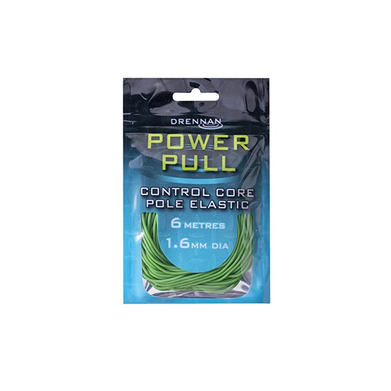 Drennan Power Pull Elastic: 1.6mm Green