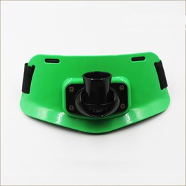 Combat Belt for Fishing - Battle Belt Fishing Rod Holder Belt Waist Strap Waist Rod Holder Adjustable Surf Casting Kayak Fishing Accessories - Green & Black