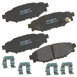 Bendix Premium SBC1114 Pastillas de Freno Traseras de Cerámica para Scion FR-S y Subaru BRZ