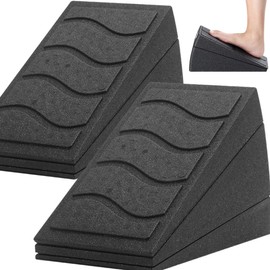 CXAFQ 2 pieces for calf stretching, incline board, knee pad, knee pad, Liebscher and Bracht, platform for increased heel and calf height, for physiotherapy, home exercises, squats, calf stretching