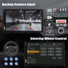 CAMECHO 1 DIN Car Radio with Wireless CarPlay Android Car,