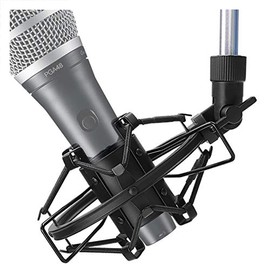 SUNMON PG48 / PGA58 Microphone Shock Mount Holder for Reduces Vibration and Noise, Suitable for Shure PGA48-QTR, PGA48-XLR, PGA48-LC, PGA58 Series Cardioid Dynamic Vocal Mic