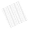 100pcs Clear Non Slip Silicone Clothes Hanger Grips Increased Friction