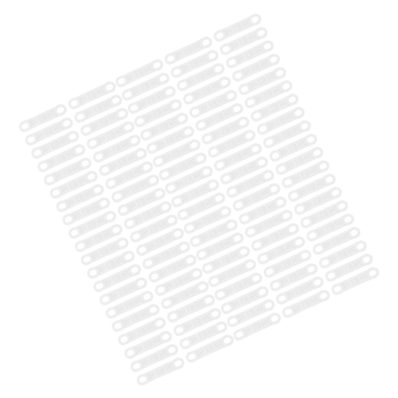 100pcs Clear Non Slip Silicone Clothes Hanger Grips Increased Friction