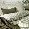 Yard Hebden Mélange Stripe Pillowcases – 100% Cotton Breathable Oxford