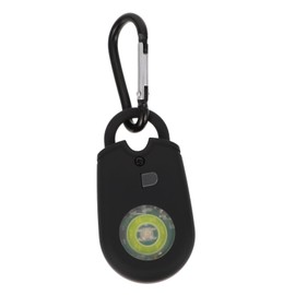 Gadpiparty Personal Safety Alarm with Led Light Loud Siren Self-Defense Device for Women and Joggers for Night Running Camping and Emergency Situations Black