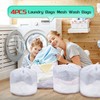 AiQInu Set of 4 Laundry Bags, Washing Machine, Laundry Net,