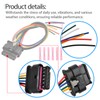 Tail Lights Connector Pigtail Plug Wire Harness Compatible with Fiat
