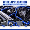 5/8" ID Silicone Heater Hose 5ft, 5 Clamps 10 Zip