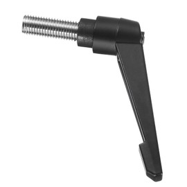 sourcing map Adjustable Clamping Lever Handle M16 x 40mm Metric 304 Stainless Steel Male Threaded Stud Hand Knobs Push Button Ratchet Rotating Screw Handles Bolts with Locking Lever Black