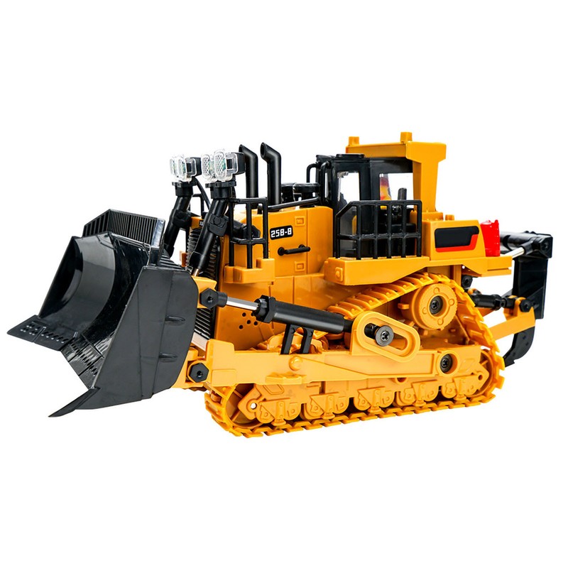 1:24 9CH TrackType Tractor Toy 2.4G Remote Control Engineering Vehicle