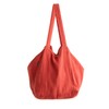 LinenMe Lara Canvas Beach Bag, orange