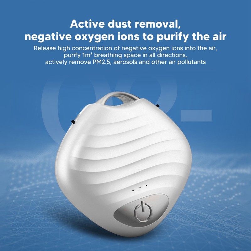 Mini Wearable Air Purifier Smoke Odor Removal Portable Negative Ion