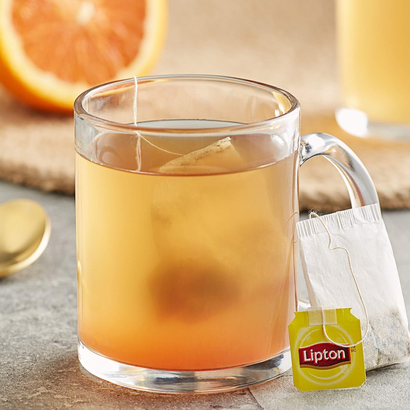 Lipton - Caffeine Free Orange Herbal Tea, 28 Tea Bags,