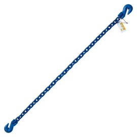 Grade 100 5/16"x10' Binder Chain Lifting Chain Sling Clevis Grab Hooks Working Load Limit 5700 LBS Breaking Strength 22800 LBS