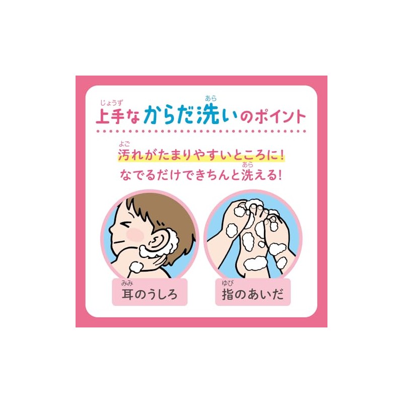 bioreu Foam Body Wash Kirby Design Angel Rose Scent Pump