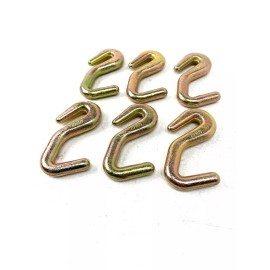 AutoHauler Supply 6 Pack Datsun Hook (Combination J and Grab Hook) Grade 70 5/16