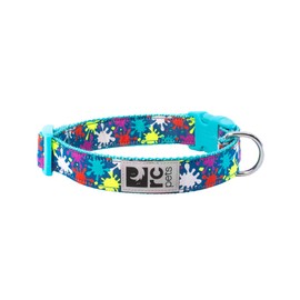 RC Pets 1" Adjustable Dog Clip Collar, Medium, Splatter